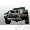 Bull Bar, 3 Inch, Stainless Steel; 07-09 Jeep Wrangler JK