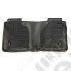 Floor Liner, Rear; Black, 2020 Chevy Silverado Crew 
