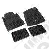 All Terrain Floor Liner Kit, Black; 05-11 Toyota Tacoma Access/Double