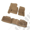 All Terrain Floor Liner Kit, Tan; 14-18 GM Crew Cab Truck