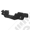 All Terrain Floor Liner, Rear, Black, Jeep Logo; 76-95 CJ7/YJ