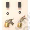 Door Hinge Lock Kit; 97-06 Jeep Wrangler TJ