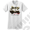 Tee shirt Jeep , blanc / camouflage Willys, taille M