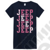 Tee shirt Jeep Femme, bleu marine, taille L