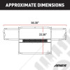 Pare-buffle en acier noir (diamètre tube : 1.5") - Jeep Renegade BU - P1055