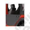 Panneaux de porte extérieur arrière acier noir (la paire) - Jeep Wrangler JK Unlimited (4 portes) - 51804-01