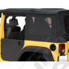 Panneaux de porte extérieur arrière acier noir (la paire) - Jeep Wrangler JK Unlimited (4 portes) - 51804-01