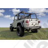 Pare chocs arrière Rugged Ridge XHD pour Jeep CJ5, CJ7, CJ8, Wrangler YJ et TJ - 11546.10 / 11546-10