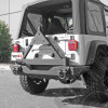 Pare chocs arrière Rugged Ridge XHD pour Jeep CJ5, CJ7, CJ8, Wrangler YJ et TJ - 11546.10 / 11546-10