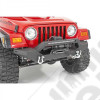 Pare chocs avant "Rough Country" en acier noir avec barre LED pour Jeep Wrangler YJ et Wrangler TJ - RC10595 / 10595