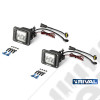 Phares LED antibrouillards carré (la paire) pour pare chocs avant RIval pour Jeep Wrangler JK, JL et Gladiator JT