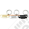 Porte clef Jeep argenté calandre Wrangler JL