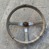 Occasion : Volant de direction en cuir beige (a refaire) pour CJ7, CJ8, YJ, XJ (1976-1996)