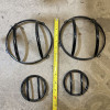 Occasion : Kit de 4 grilles noir de protection de phares pour Jeep Wrangler JK