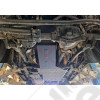 Protection acier boîte de vitesses + boîte de transfert FLJ Offroad "IronShield Drivetrain" épaisseur : 2mm pour Jeep Wrangler JL & JL Unlimited - 15007.301 / 00.505 / 5941986203885