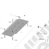 Protection acier boîte de vitesses + boîte de transfert FLJ Offroad "IronShield Drivetrain" épaisseur : 2,5 mm pour Jeep Cherokee Liberty KJ - 15007.551 / 00.560 / 5941986203779