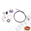 Kit commande manuelle par cable pour pont avant dana 30 avec dépression, wrangler YJ, cherokee XJ