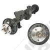 Pont arrière complet dana 35 , ratio: 3.07 sans glissement limité pour Jeep Wrangler TJ
