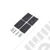 Galerie de toit Rhino-Rack BackBone avec plateau pour Jeep Wrangler JK Unlimited (4 portes) 
