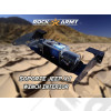Pare chocs avant acier avec porte treuil (modèle INT) Rock Army Jeep Cherokee XJ