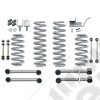 Kit réhausse 4" Rubicon Express, Grand Cherokee ZJ, ZG Kit vendu complet: 4 amortisseursprocomp 2 tirants de pont inférieur avant 2 tirants de pont inférieur arrière 4 ressorts avant et arrière 4" 2 bielettes de barre stabilisatrice avant 2 bie