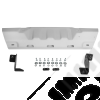 Plaque de protection pour pare chocs avant Modulable RIVAL Jeep Wrangler JL - RI2333.2740.1.6