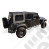 Bâche soft-top de rechange, couleur: Black Diamond, Wrangler JK Unlimited (4 portes)