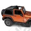 Bache Trektop - Couleur : Black Twill - Jeep Wrangler JK (2 portes)