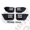 Kit de 4 rangements en plastique pour panneaux de portes Jeep Wrangler JK Unlimited - RT27071 / 1571.25
