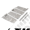 Kit de charnières de porte acier / inox (pour porte pleine) - Jeep CJ, Wrangler YJ - 488420 / 30474 / H1364 / RT34008