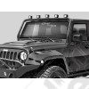 Rampe de lampes portées (jusqu'à 5 phares) couleur noire - Jeep Wrangler JK - 1513.30 / 11232.21 / 11232-21