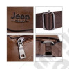 Sacoche Jeep pour homme (grand modèle) - Couleur : marron