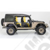 Hard Top Safari complet noir Jeep Wrangler JK Unlimited 4 portes