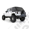 Hard Top Smittybilt Fastback complet noir Jeep Wrangler JK Unlimited 4 portes
