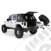 Hard Top Smittybilt Fastback complet noir Jeep Wrangler JK Unlimited 4 portes
