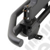 SB76621 Pare chocs arrière avec porte roue de secours "rock crawler" en acier noir pour Jeep Wrangler YJ, TJ