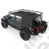 Galerie de toit offroad OFD en acier noir pour Jeep Wrangler JK Unlimited (4 portes) - OF00502103