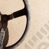 Occasion : Volant cuir gris à refaire pour Jeep CJ7, CJ8, YJ, XJ