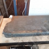 Occasion : Dossier banquette arrière gris en cuir pour Jeep Cherokee XJ