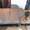 Occasion : Dossier 2/3 banquette arrière chocolat en cuir + appui tête pour Jeep Grand Cherokee ZJ, ZG