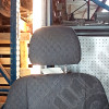 Occasion : Siège passager gris en tissu/cuir (sans socle) + appui tête pour Jeep Cherokee XJ