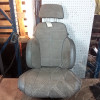 Occasion : Siège conducteur gris en tissu/cuir pour 2 portes + appui tête pour Jeep Cherokee XJ