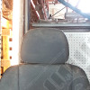 Occasion : Siège passager gris/noir en tissu/cuir (sans son socle) + appui tête pour Jeep Cherokee XJ