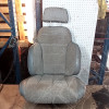 Occasion : Siège passager gris en tissu/cuir pour 2 portes + appui tête pour Jeep Cherokee XJ