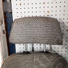 Occasion : Siège passager gris en tissu/cuir pour 2 portes + appui tête pour Jeep Cherokee XJ