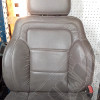 Occasion : Siège passager chocolat en cuir (sans son socle) + appui tête pour Jeep Grand Cherokee ZJ, ZG