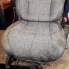 Occasion : Siège passager gris en tissu/cuir (sans son socle) pour Jeep Cherokee XJ