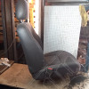 Occasion : Siège conducteur gris/noir en tissu/cuir (sans son socle) pour Jeep Cherokee XJ