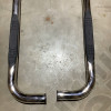 Occasion : Marche pieds tubulaire acier chromé avec plateaux sans fixation pour Jeep ZJ, ZG, WJ, WG
