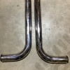 Occasion : Marche pieds tubulaire acier chromé avec plateaux sans fixation pour Jeep ZJ, ZG, WJ, WG